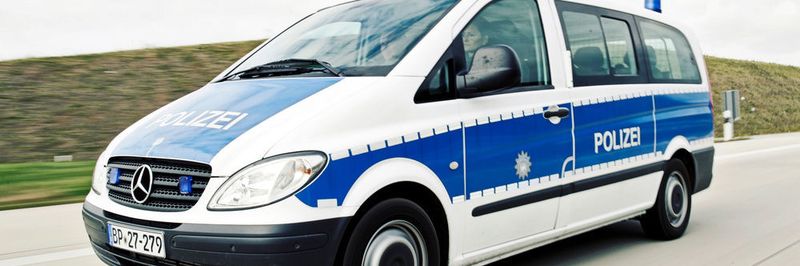 Streifenfahrzeug der Bundespolizei