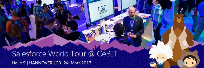 Auch in diesem Jahr findet während der CeBIT in Hannover die Salesforce World Tour statt. Mit im Gepäck ist u.a. die Service Cloud Einstein, eine vollständig vernetzte Kundenservice-Plattforrm.