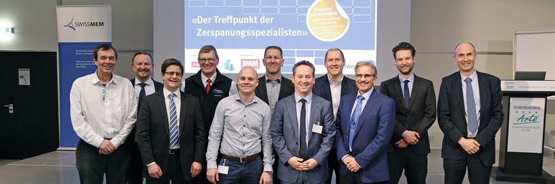 Die Zerspanungsspezialisten im Fokus des 12. Swissmem-Zerspanungsseminars.