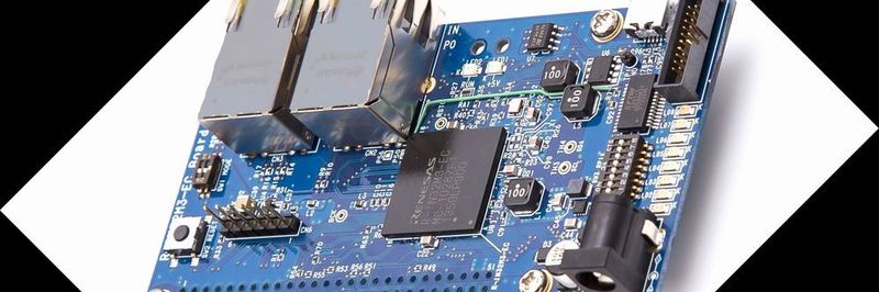 EtherCat-Board: Das SoC R-IN32M3-EC von Renesas unterstützt neben EtherCAT auch EtherNet/IP, PROFINET, Modbus TCP, CC-Link, CANopen und weitere Protokolle.
