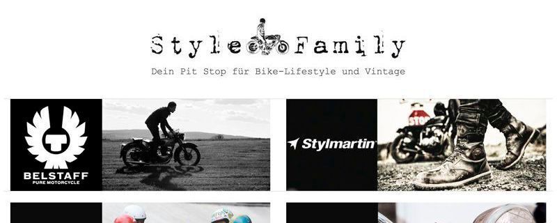 Die Style Family geht mit den Zubehörmarken Belstaff, Stylmartin, DMD, Eska, Merlin, R&S, Baruffaldi, Moto Eleven und Premier an den Start.