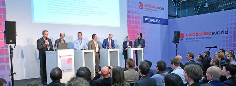 Sechs Experten diskutierten bei einem VDMA-Podium die Anwendungsmöglichkeiten und Zukunftsaussichten von Embedded Vision.