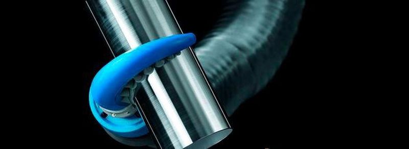 Neues aus dem Festo-Zoo zur Hannover Messe 2017: Mit dem OctopusGripper stellt Festo einen bionischen Greifern nach dem Vorbild eines Oktopus-Tentakels vor.