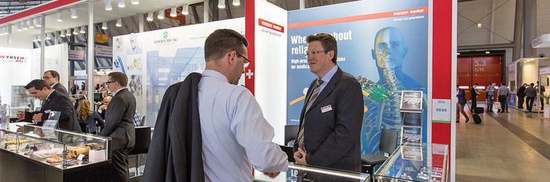 Der Swiss Pavilion auf der Medtec Europe.