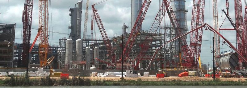 Dow Chemical announced the completion of its plant in Freeport.