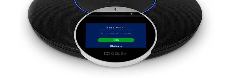 Das Dolby Conference Phone wird künftig ein Teil von BlueJeans Huddle sein.