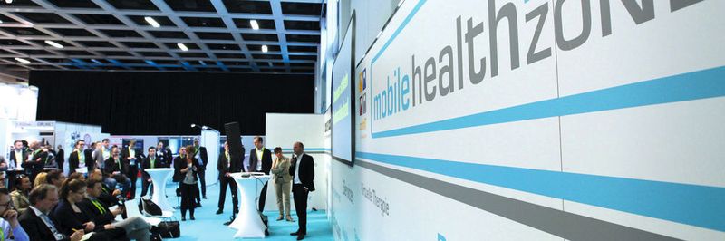 Die Sonderschaufläche „mobile health ZONE“ ist für Anbieter mobiler Gesundheitslösungen reserviert