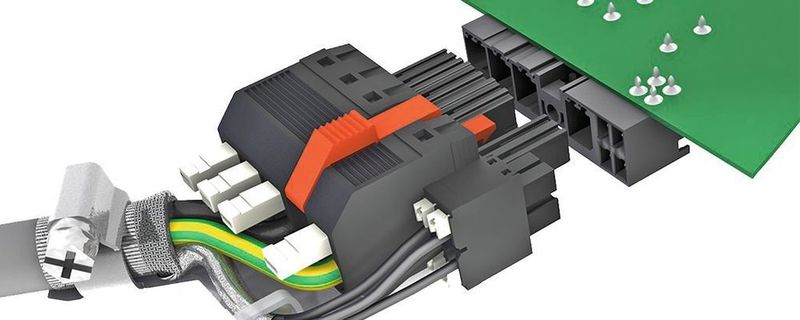 Beim Verwenden von Motoranschlussleitungen ohne Aderendhülsen oder bei Leitungen mit kleinem Querschnitt ist der verrastbare Push Button von Vorteil, weil er die Klemmstelle geöffnet hält.