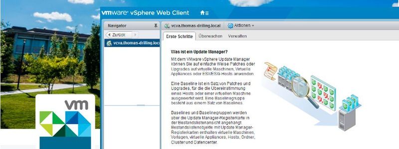 VMware vSphere Update Manager (VUM) spielt für ESXi eine ähnliche Rolle wie WSUS oder WDS in Windows Server und ist in Vsphere 6.5 erstmals vollständig in den Web Client integriert.