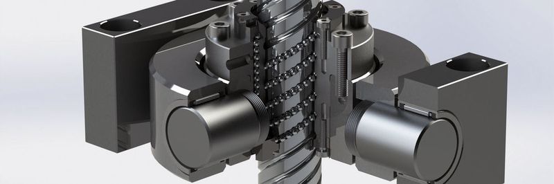 Winkelfehler von ±5° und Achsversätze in X und Y von 15 % des Spindelnenndurchmessers können von dem neuen Adapter-System aufgenommen werden.