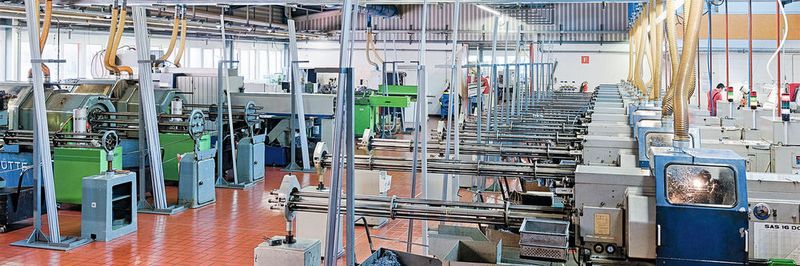 Mehrspindelabteilung bei Rumpel & Cie.