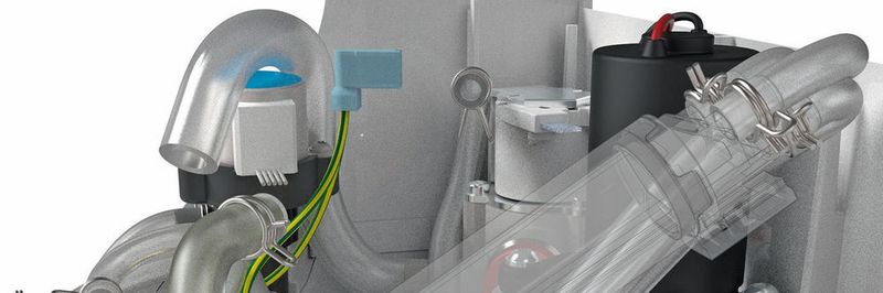In Keyshot werden für Kataloge und andere Publikationen fotorealistische Darstellungen der oft sehr komplexen Geberit-Produkte erstellt.