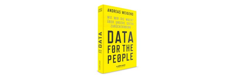 Andreas Weigend: Data for the People. Wie wir die Macht über unsere Daten zurückerobern. Murmann Publishers, Hamburg, 2017, 352 Seiten, ausführliches Stichwortverzeichnis. Gebunden ISBN 978-3-86774-568-0, 26,99 €, eBook EAN 9783867745697, 18,99 Euro