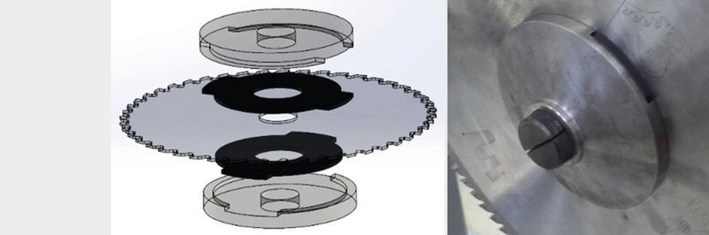 Entwicklung und Umsetzung eines elastomer-gedämpften Testspannflansches.