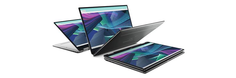 Das XPS 13 gibt es mit dem Modell 9365 auch als Convertible mit einem um 360 Grad schwenkbarem 13,3-Zoll-Display.