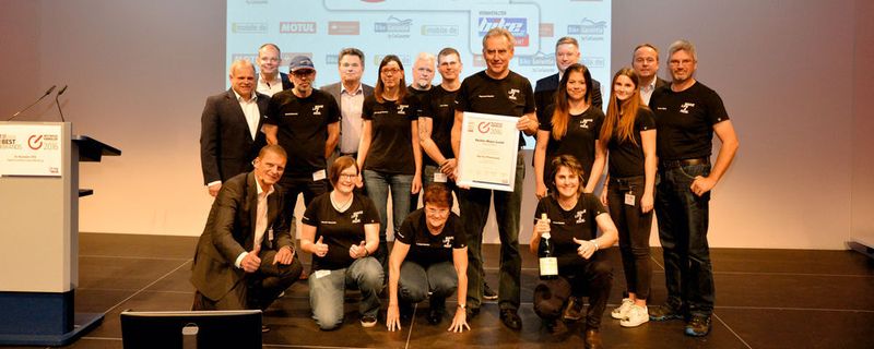 Das Hechler-Team freute sich mächtig über die Top-Five-Platzierung. Mit dem neuen Betrieb haben Raymond und Mirjam Hechler alles richtig gemacht.