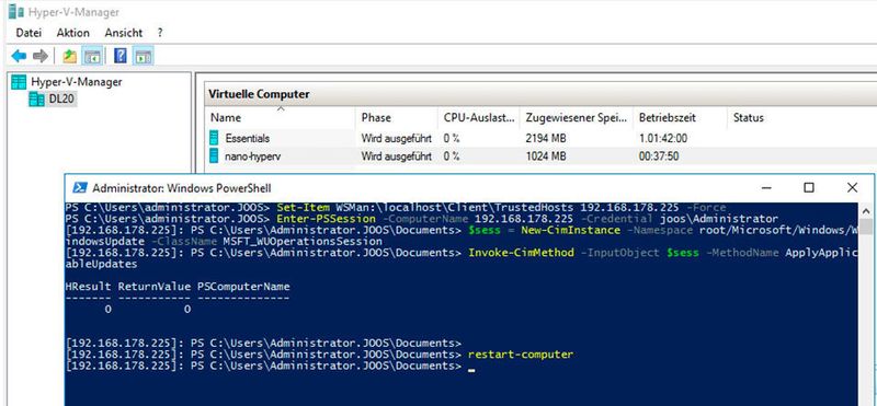 In der Powershell lassen sich in Windows Server 2016 eine Vielzahl an Remote-Aktionen ausführen.