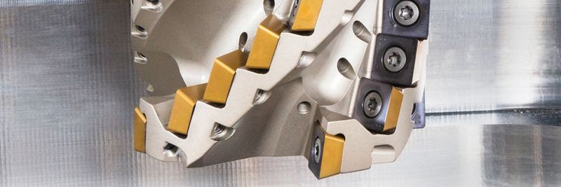 The Heliquad extended flute shell mills provide high-efficiency milling with resulting surface conditions close to semi-finish conditions.