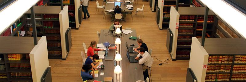 Bibliothek in der Uni Gent