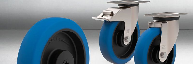 Der dicke Belag der Radserie POBS sorgt für komfortablen, geräuscharmen Lauf und hinterlässt keine Spuren oder Verfärbungen auf den Fahrwegen.
