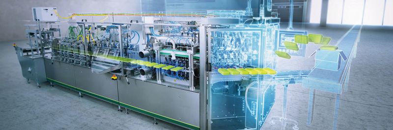 Auch Siemens beschäftigt sich mit der digitalen Wertschöpfungskette für die Verpackungsindustrie.