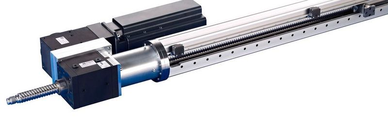 Hohe Leistung schnell auf den Punkt gebracht: Das neue Schnellhubgetriebe der Baugröße NG2 wiegt 23 kg und ist für Hubkräfte von bis zu 30.000 N ausgelegt.
