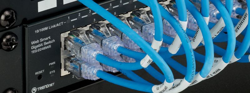 Das AWG-Verkabelungssystems von Panduit halbiert den Durchmesser von 24-AWG Kupferleitern um mehr als die Hälfte.