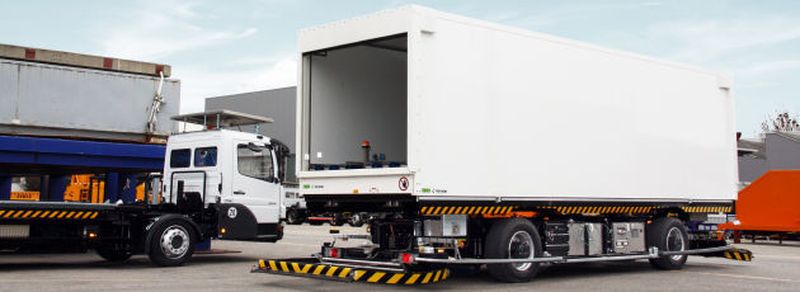 Auf Nummer sicher: Mit dem Kamag E-Wiesel AGV wird der automatische Warentransport ökonomischer, sicherer und nachhaltiger.