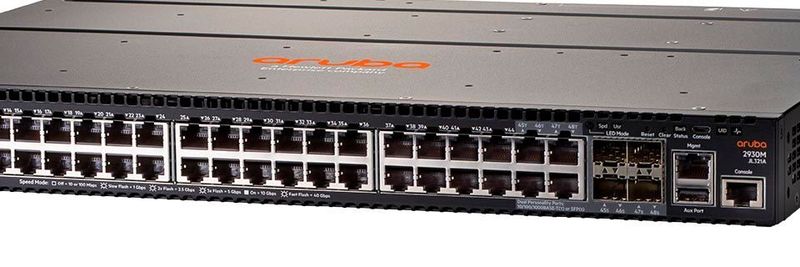 Die eine Höheneinheit großen 2930M-Switches bieten Aruba zufolge modulare HPE-Smart-Rate-Multi-Gigabit-Ethernet-Konnektivität.