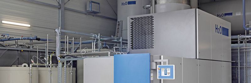 Ein Vakuumverdampfer von H2O: Wegen der strengen Abwassergesetze sind diese Anlagen auch in China gefragt.