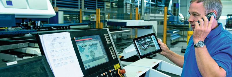 Auch bei Service 4.0 erfolgt der erste Kontakt mit dem Servicetechniker per Telefon.
