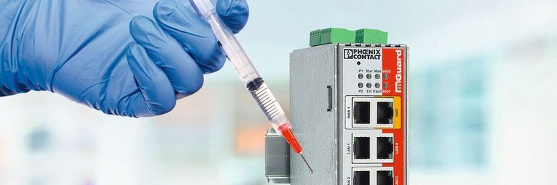 Durch die Kombination der Software zur Netzwerküberwachung und der industriellen Security Appliances lässt sich das Sicherheitsniveau von Produktionsnetzwerken einfach und deutlich erhöhen.