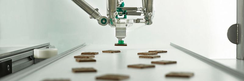 Pick-and-Place-Anwendungen mit dem Delta 3 Roboter.