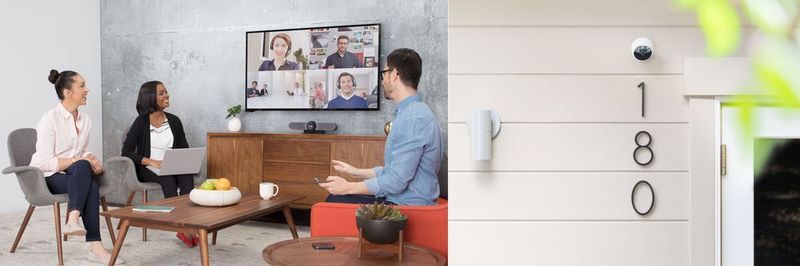 Die neuen Kameras von Logitech für spontane Videokonferenzen und für Home-Security: Meetup und Circle 2.