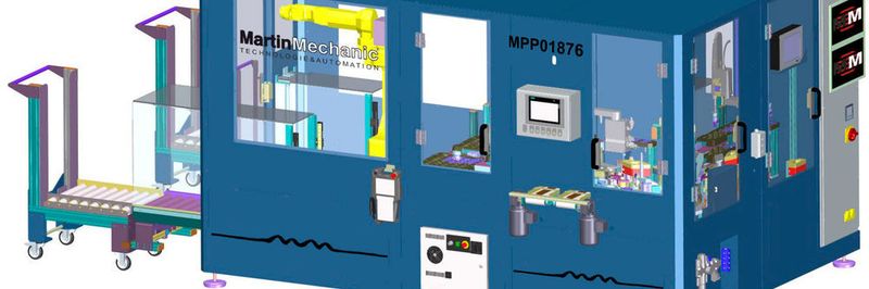 Die Prüfzelle MPP01876 von MartinMechanic ist intelligent mit dem Logistiklager vernetzt.