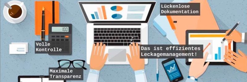 Jede Druckluft-Leckage wird mit der App von Mader dokumentiert und ökologisch sowie ökonomisch bewertet.