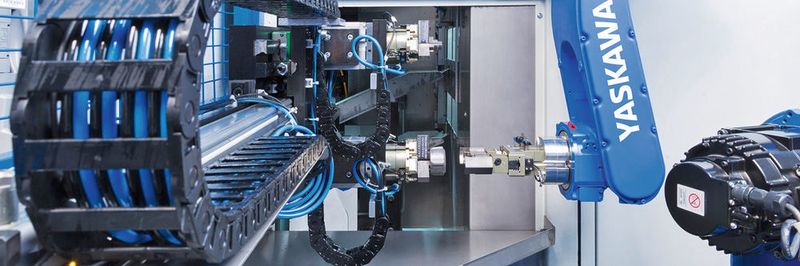 Zwei MH12- und zwei MH5-Motoman-Roboter von Yaskawa sind in der Anlage im Einsatz.