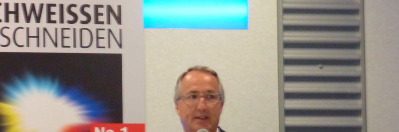 Oliver P. Kuhrt, Geschäftsführer der Messe Essen GmbH, freut sich über rund 980 Anmledungen zur Schweißen & Schneiden. Zum Vergleichszeitpunkt waren es zur Vorveranstaltung etwas weniger.