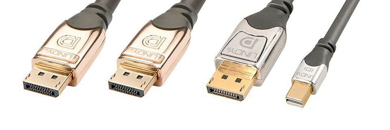 DisplayPort und Mini-DisplayPort sind bis heute geläufige Steckverbinder für die Verbindung von DisplayPort-Komponenten.