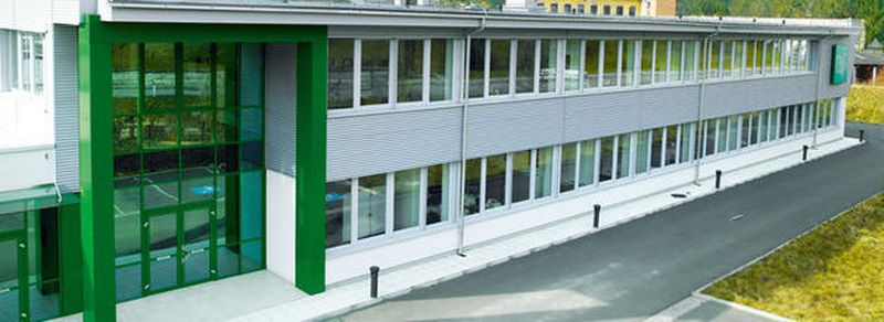 Das Bürogebäude des niederösterreichischen Leiterplattenherstellers Häusermann in Gars am Kamp.