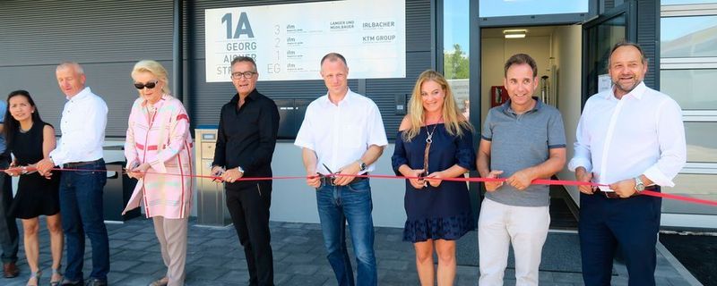 Eröffnung des KTM-Entwicklungszentrums in Rosenheim.