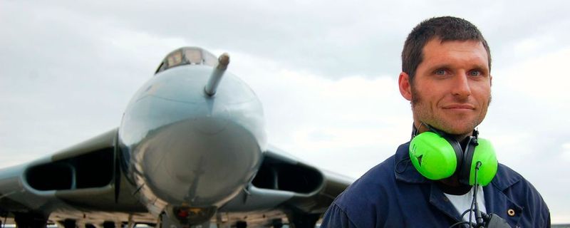 Biker meets Avro-Vulcan-Bomber@ Robin Hood Airport 4.