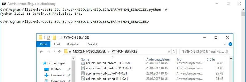 Microsoft hat dem SQL Server 2017 einige neue Features spendiert, darunter die Unterstützung von Python.