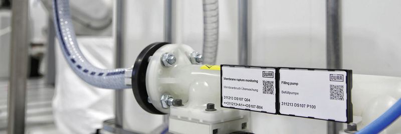 Das Einscannen der QR-Codes in der Anlage führt dank Eco-Docu direkt zum entsprechenden Funktionsteil im Teilekatalog.