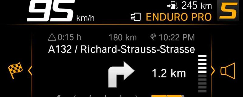 Es hat das Ziel, die Bedienung des Systems weitestgehend zu vereinfachen und damit die Ablenkung vom Verkehrsgeschehen zu minimieren.