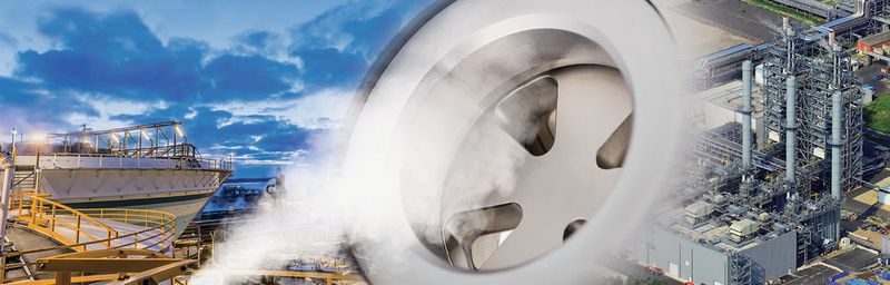 Ventile tragen zur Verfügbarkeit von Industriekraftwerken bei.
