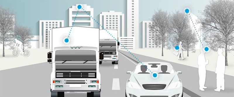 Der neue Mobilfunkstandard 5G bietet zum ersten Mal die Möglichkeit, Zukunftsvisionen wie das vernetzte Fahrzeug zu realisieren.