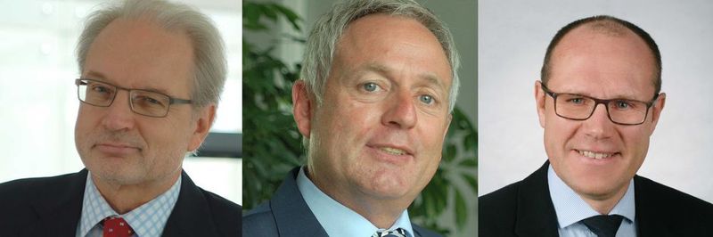 Dr. Konstantin Koenigs, Thomas Hertrich und Klaus Giljohann (v.l.) sind neue Geschäftsführer bei NCR.