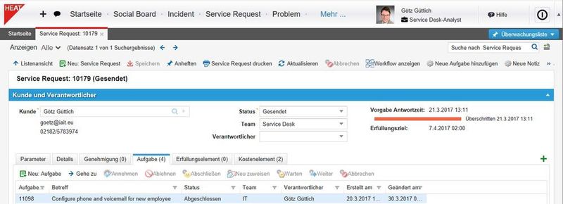 Der Ivanti Service Manager ist insbesondere für Unternehmen interessant, die ein ganzheitliches Service Management implementieren möchten.