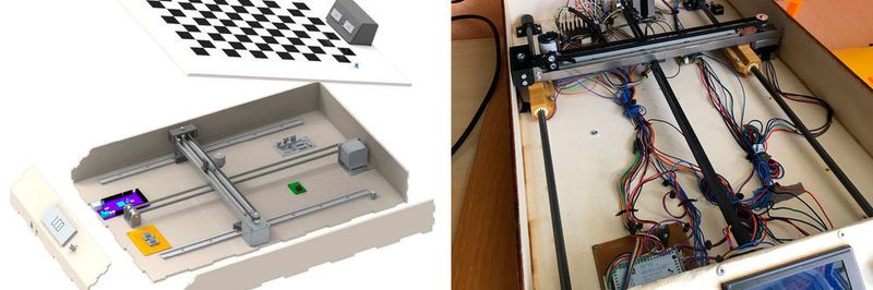 Schach spielen ohne Spielpartner: Möglich machen es vibrationsarmen Linearsystem von igus im Studentenprojekt „Chess Buddy“.